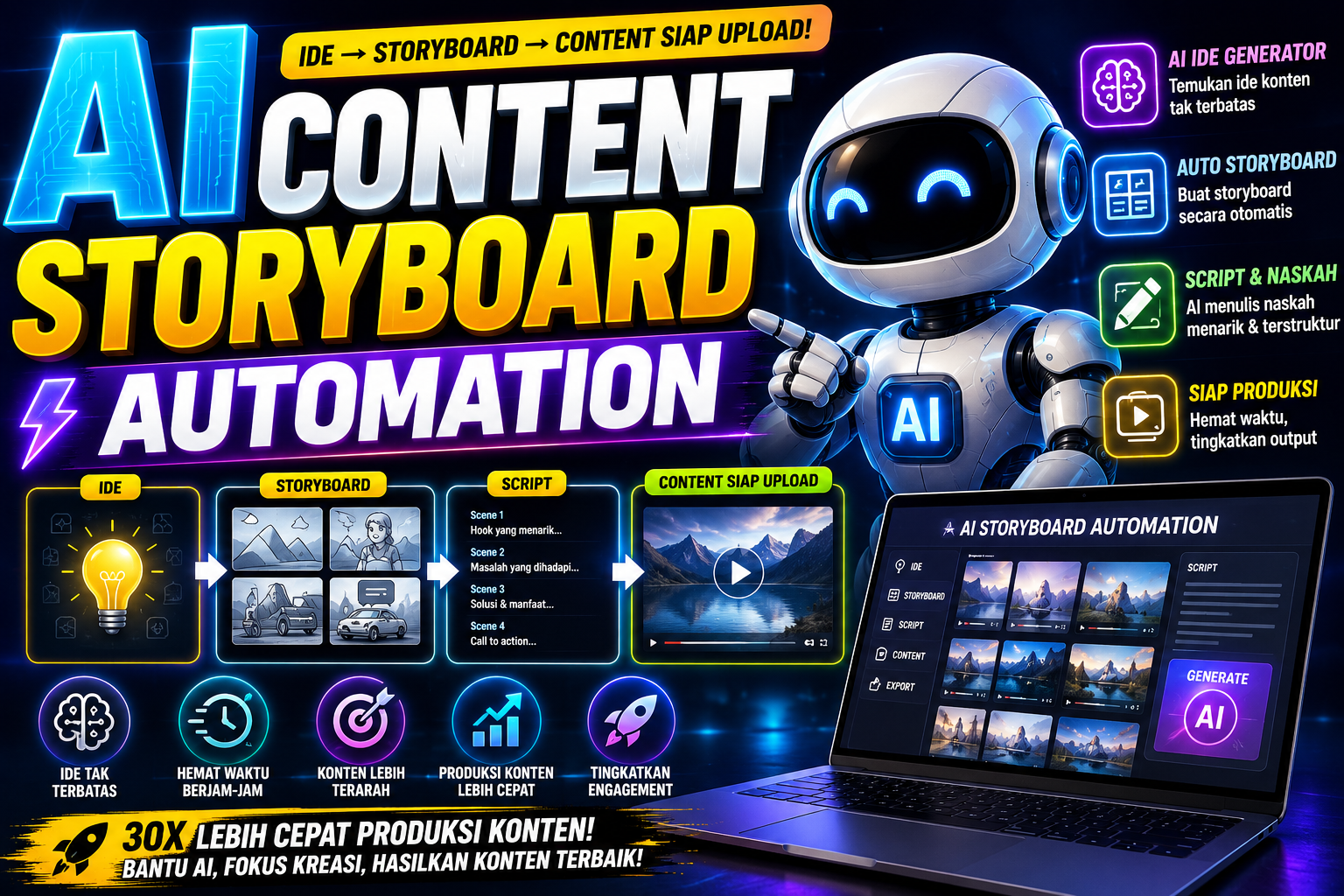 Tutorial AI CONTENT STORYBOARD AUTOMATION
